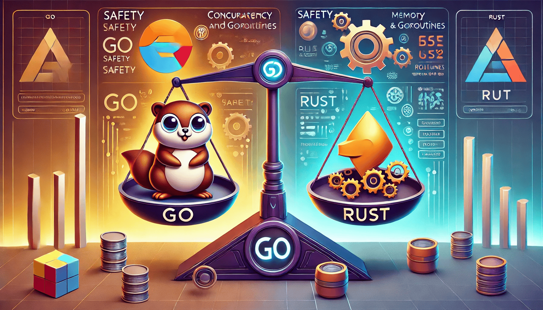 Comparison of the programming languages Go (Golang) and Rust